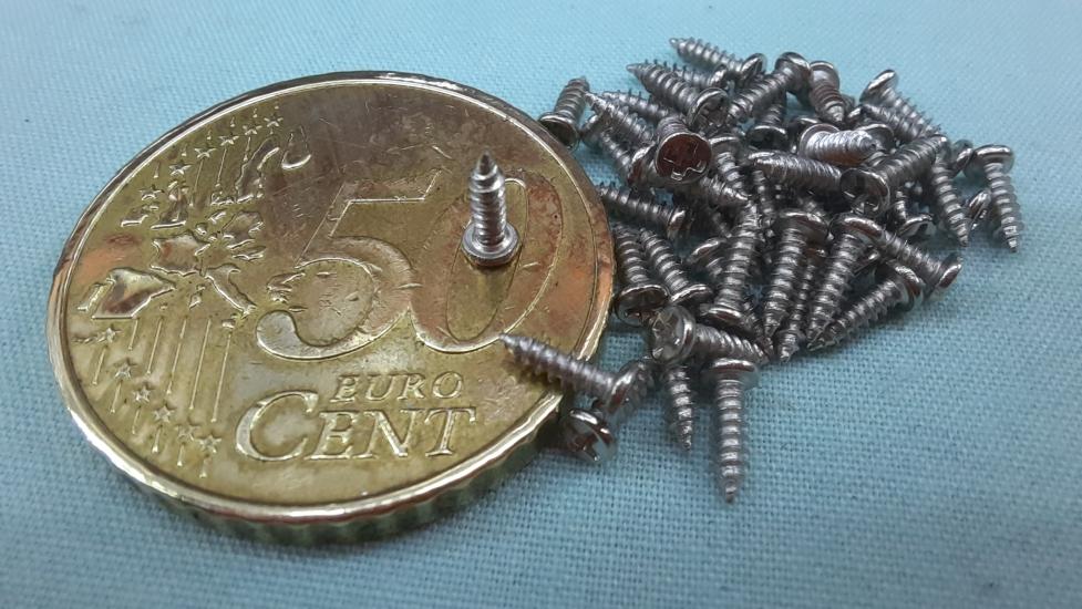 M 1.5 X 5mm - 50 pcs screws