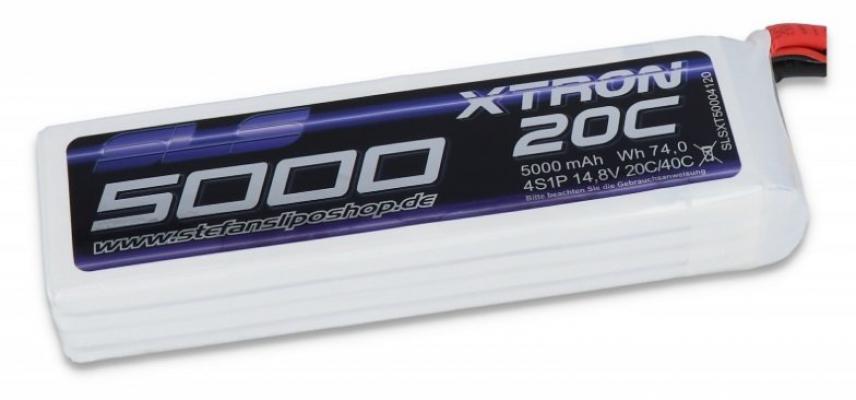 XTRON 5000MAH 4S1P 14.8V 20C / 40C