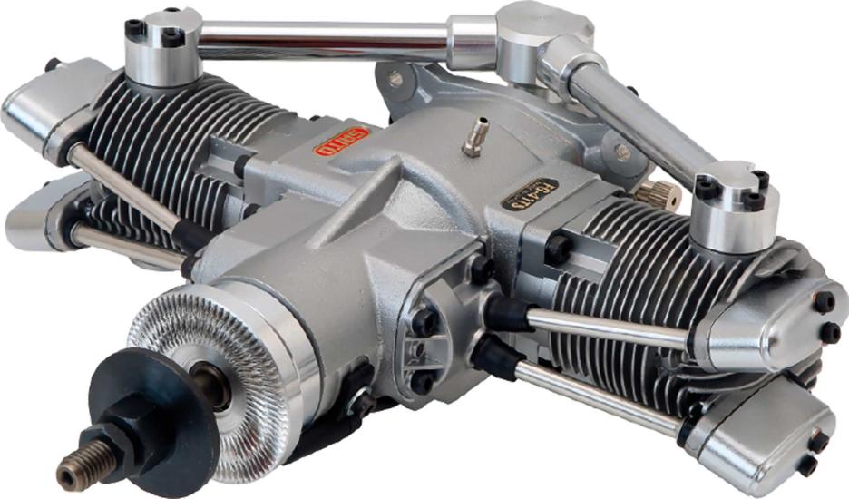 SAITO FG-41 TS gasoline engine 2-cylinder Boxer engine 4T engine 