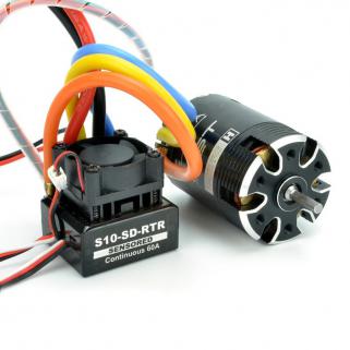 60 amper sürekli akım kullanabilen Sensörlü Esc ve motor seti.