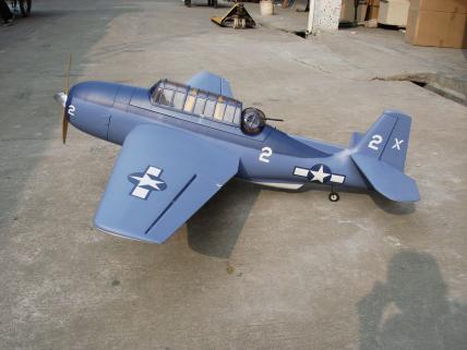 CY Model Grummann TBF-1C Avenger Composite fuselage gasoline ARF Airplane (Include CNC air pressured landing gear )