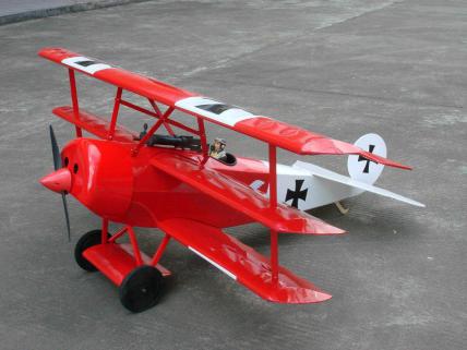 CY Model Fokker DR-1 Triplane Nitro ARF Uçak