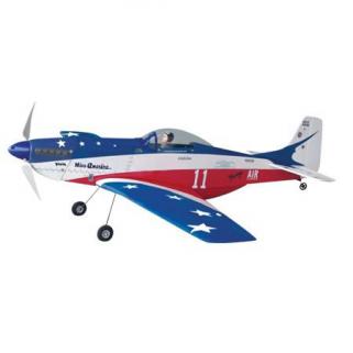 The World Models P-51 Mustang Miss America EP ARF Brushless motor included