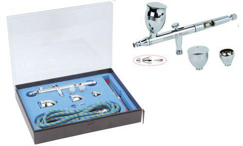 Double Action Airbrush Set 0,3-0,5-0,8mm Noz.Ned.T