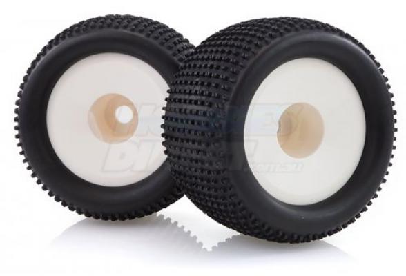 86722 | HSP 3.3’’ Off-Road Tyres on White Rims - Wheels 2Pcs