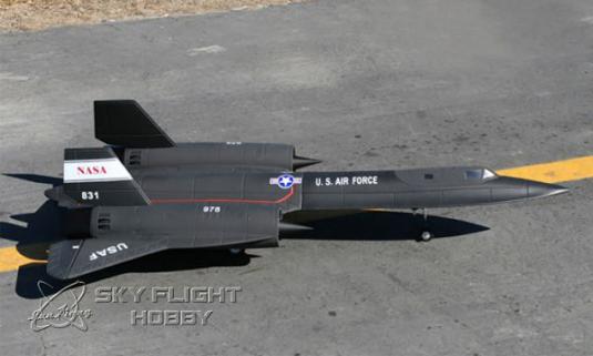 LXHM SR-71 Blackbird RTF 2x64mm Fan Motorlu Uçak-Retrackli