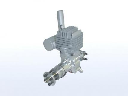 RCGF 50cc CNC Blok Benzin Motoru Arka Karb. ve Eksozlu