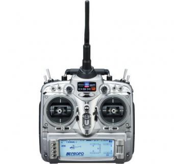 JR PROPO DSX12 DSM2 2.4Ghz Radio Transmitter with RD922 Power Safe Receiver (HV) Servoless