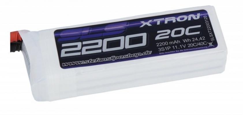 XTRON 2200MAH 3S1P 11.1V 20C / 40C